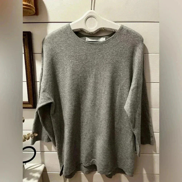 CONTEMPORAINE SIMONS  Gray sweater size L - Picture 1 of 9